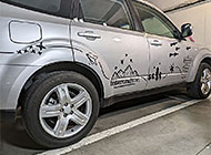 Instalace polepů - Subaru Forester