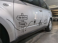 Instalace polepů - Subaru Forester