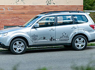 Instalace polepů - Subaru Forester