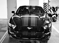 Instalace polepů - Mustang