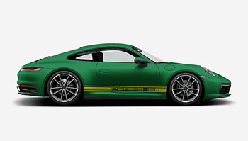 Polep na Porsche - pruhy na bok