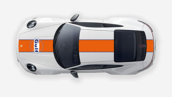 Závodní polep Gulf