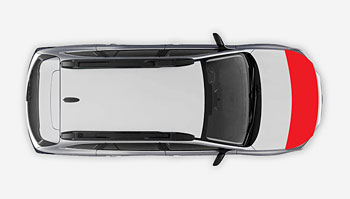 PPF fólie na kapotu Outback