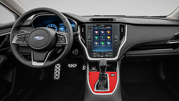 Podobné polepy - PPF fólie kolem řadící páky Subaru Outback