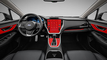 PPF fólie do interiéru Subaru Outback