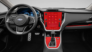 PPF fólie na displej Subaru Outback