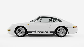 Pruh s nápisem Carrera (retro)