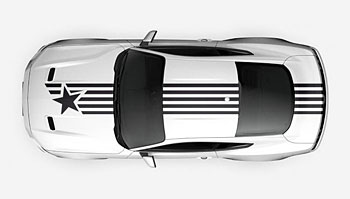 Rychlé pruhy - hvězda USA