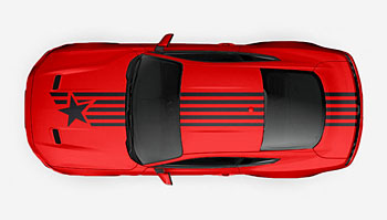 Rychlé pruhy - hvězda USA