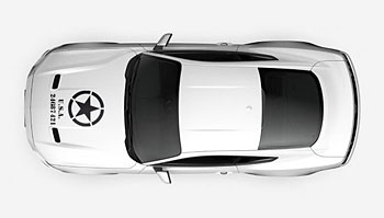 Polep na kapotu s hvězdou