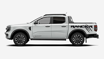 Nápis RANGER na boky auta