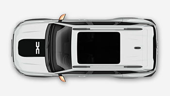 Polep na kapotu s logem Dacia