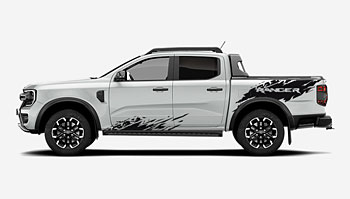 Podobné polepy - Cákance na boky Ford Ranger