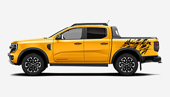 Nápis RANGER a grafika na boky