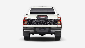 Polep vrstevnicemi na Toyotu Hilux