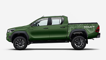 Polep Toyota Hilux s motivem vrstevnic