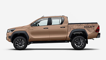 Polep Toyota Hilux s motivem vrstevnic
