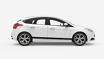 Pruh s logem Ford na boky