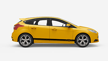 Pruh s logem Ford na boky