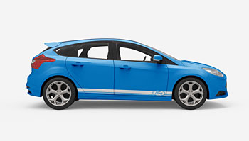 Pruh s logem Ford na boky