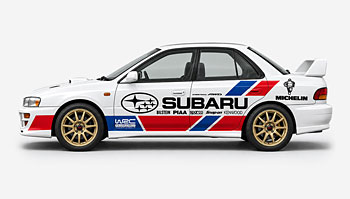 Retro rally polepy na Subaru