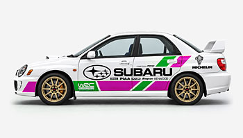 Retro rally polepy na Subaru