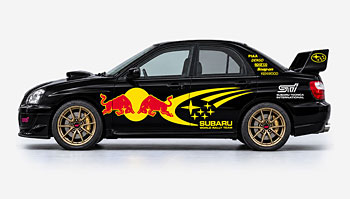 Red Bull polepy na Subaru WRX STI