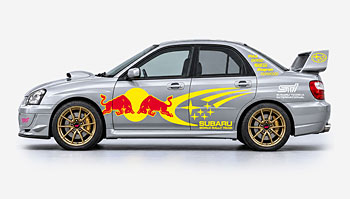 Red Bull polepy na Subaru WRX STI